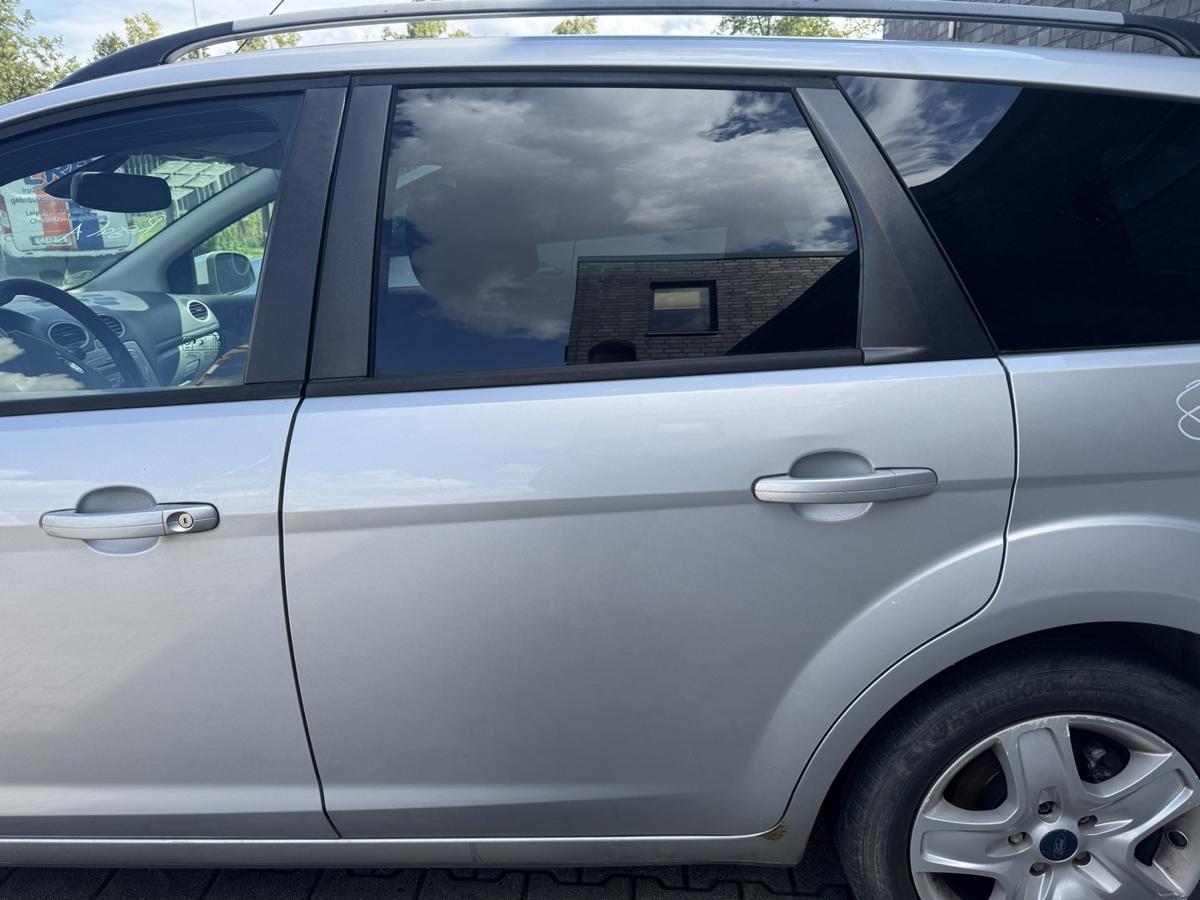 Ford Focus 2 original T&uuml;r hinten links Polar Silber Kombi Facelift ab 11/2007 Rohbau Bj.2009
